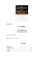 O Código da Bíblia - Vol. II - Michael Drosnin.pdf